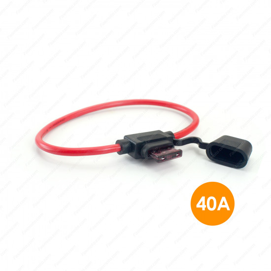 Water Proof Full Copper Wire Fuse Holder with ATO Fuse 10A, 30A, 40A Water Proof Full Copper Wire Fuse Holder with ATO Fuse 10A, 30A, 40A