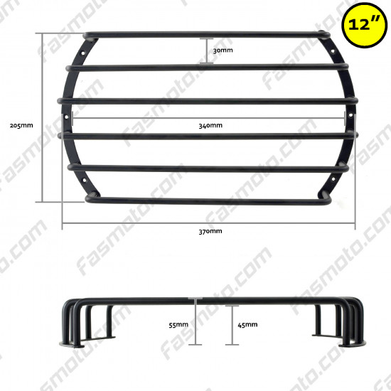 Car Subwoofer Metal Protective Grill Basket - Available in 8", 10", 12" and 15" sizes.
