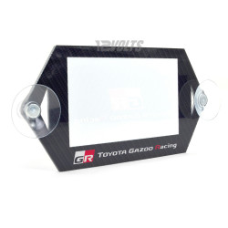 Toyota Gazoo Racing Acrylic Road Tax Sticker Holder with Suction Pads