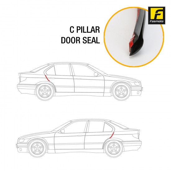 Dual Layer B-Type Door Seals Sound Proofing for 4 Doors with OPTIONAL Add-Ons for Car Boot, Engine, A/B/C Pillars and Windscreen