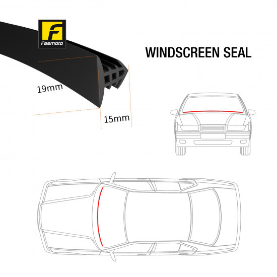 Dual Layer B-Type Door Seals Sound Proofing for 4 Doors with OPTIONAL Add-Ons for Car Boot, Engine, A/B/C Pillars and Windscreen
