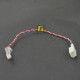 Pure Copper OEM Speaker Wire Harness 25cm for After Market Speakers Installation on Toyota Vehicles (Type B) - 1 Pair