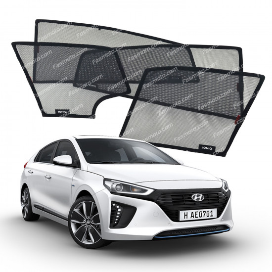 High Quality Made in Malaysia Magnetic Sun Shades for Hyundai IONIQ 2016-2020 (4 pcs) High Quality Made in Malaysia Magnetic Sun Shades for Hyundai IONIQ 2016-2020 (4 pcs)