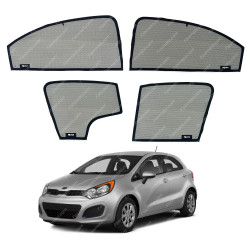 High Quality Made in Malaysia Magnetic Sun Shades for KIA RIO Hatchback 2010-2016 (4 pcs)