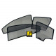 High Quality Made in Malaysia Magnetic Sun Shades for Honda CIVIC FD 2006-2011 (4 pcs)