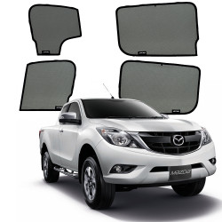 High Quality Made in Malaysia Magnetic Sun Shades for Mazda BT50 (4 pcs)