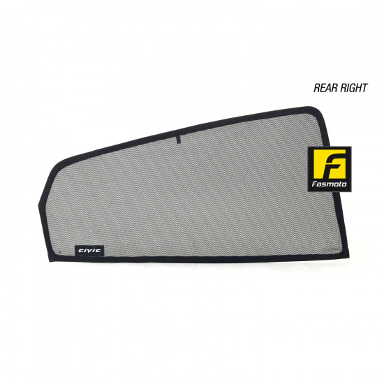 High Quality Made in Malaysia Magnetic Sun Shades for Honda Civic FC Year 2017 to 2020 (4 pcs)