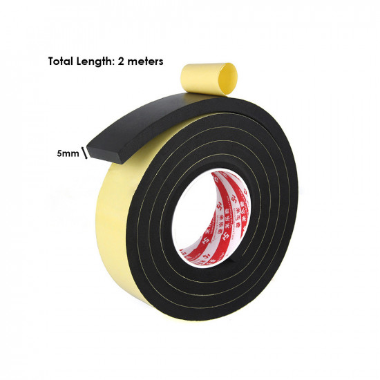 Single-sided EVA Foam Tapes for Sound Insulations - Thickness 5mm, Length 2m