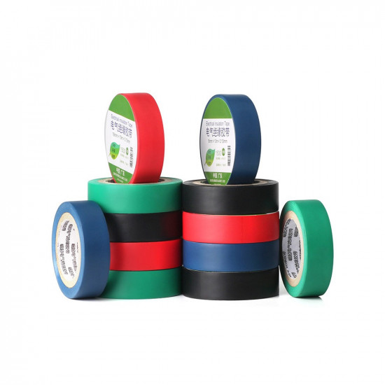 Electrical PVC Flame Retardant Insulating Tape 18mm width, 10m length Electrical PVC Flame Retardant Insulating Tape 18mm width, 10m length