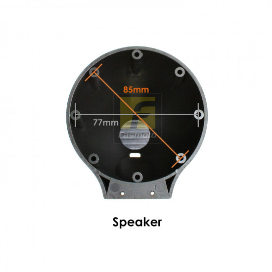 Car Tweeter (1.8") and Speaker (3.5") High Quality Plastic Stand Mount