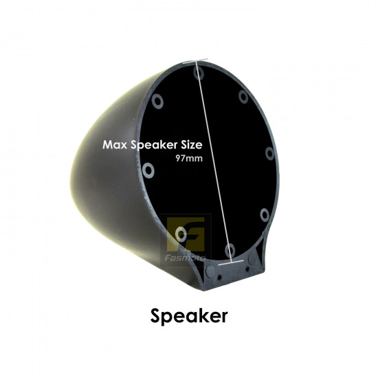 Car Tweeter (1.8") and Speaker (3.5") High Quality Plastic Stand Mount