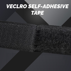 Self Adhesive Black Velcro Tape (Hook and Loop) 25mm (1 inch)