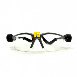 3M Light Vision 2 Protective Eyewear Goggle 11476-00000-10 Clear Anti-Fog Lens, Gray Frame, Lights