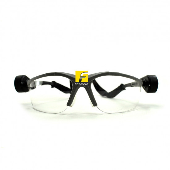 3M Light Vision 2 Protective Eyewear Goggle 11476-00000-10 Clear Anti-Fog Lens, Gray Frame, Lights