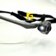 3M Light Vision 2 Protective Eyewear Goggle 11476-00000-10 Clear Anti-Fog Lens, Gray Frame, Lights