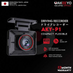 AKEEYO AKY-P1 Single-Channel FHD Dash Cam Built-in WiFi App 32GB Memory included
