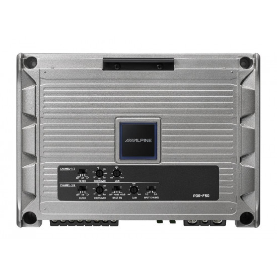 Alpine PDR-F50 PDR Series Class-D 4 Channel Amplifier 85W RMS x 4 at 4 ohms