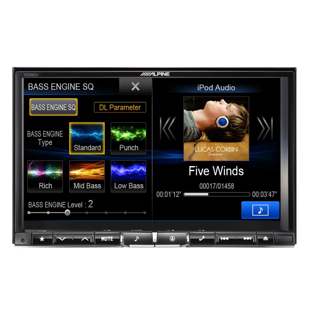 Genuine Alpine X008EU 8 inch All in One Navigation System Malaysia