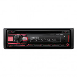 Alpine CDE-170E Single DIN CD USB Aux Car Stereo Receiver