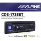 Alpine CDE-173EBT Single DIN Bluetooth CD USB Aux Car Stereo Receiver Alpine CDE-173EBT Single DIN Bluetooth CD USB Aux Car Stereo Receiver