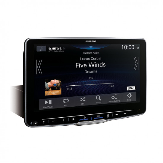 Alpine iLX-F509E 9" Digital Media Station Wireless Apple CarPlay Android Auto HDMI In/Out (No DVD)