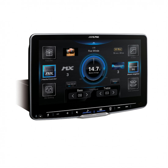 Alpine iLX-F511E 11-inch with Apple CarPlay Wireless and Android Auto Bluetooth USB HDMI 1-DIN Player