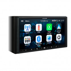 Alpine ILX-W660E 7" Digital Media Station Apple CarPlay Android Auto Bluetooth USB Aux-In (No DVD)