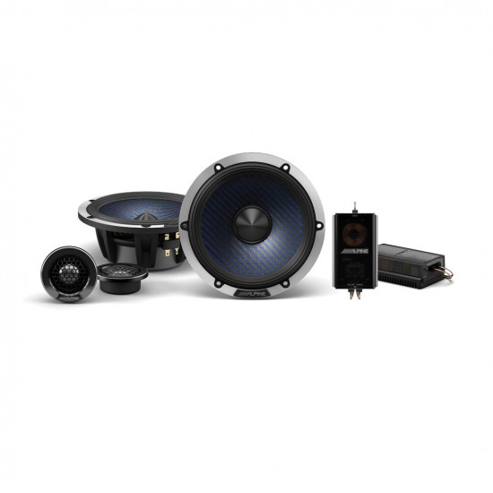 Alpine DP-65C 6.5 inch 2-way Component Speaker 50W RMS 240W Peak Power