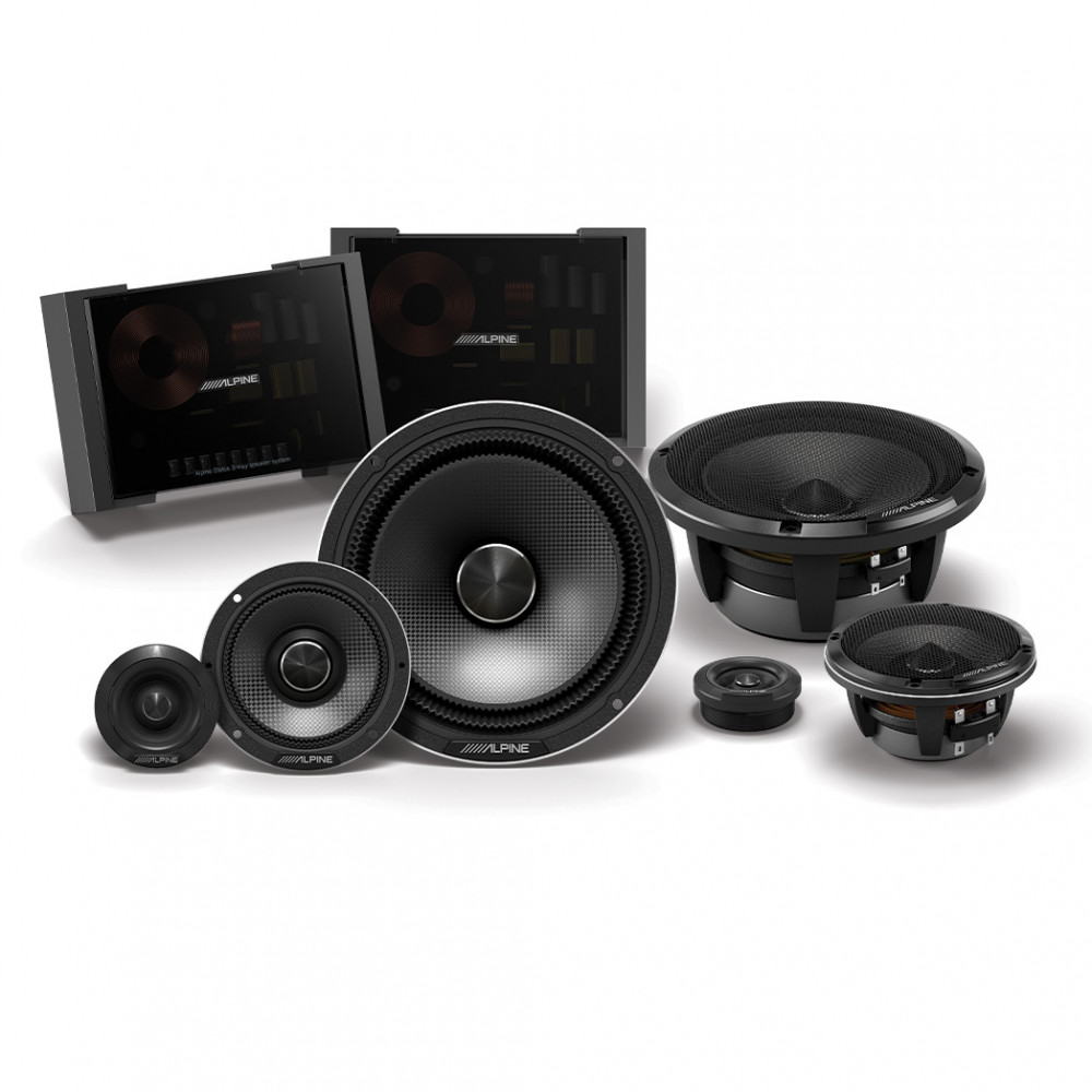 Malaysia Alpine Status HDZ-653 6.5 inch Hi-Res Audio 3-way Component ...