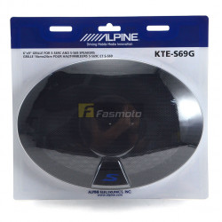 Alpine KTE-S69G 6 x 9 inch Grill for S-S69C and S-S69 Speakers (1 Pair)