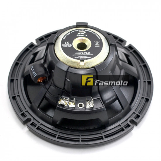 Alpine R-S65C.2 R-Series 6.5 inch 2-Way Component Speakers 100W RMS