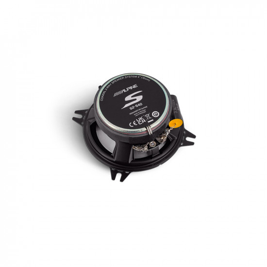 Alpine S2-S40 S Series Hi-Res Audio 4" (10cm) Coaxial 2-Way Speakers 55W RMS 140W Peak Power Alpine S2-S40 S Series Hi-Res Audio 4" (10cm) Coaxial 2-Way Speakers 55W RMS 140W Peak Power