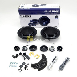 Alpine SPJ-161CS Type-J 6 inch 2 Way Component Car Speakers 50W RMS