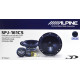 Alpine SPJ-161CS Type-J 6 inch 2 Way Component Car Speakers 50W RMS