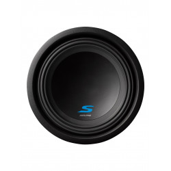 Alpine S-W10D4 S-Series 10 inch Subwoofer with Dual 4 ohm Voice Coils 600W RMS