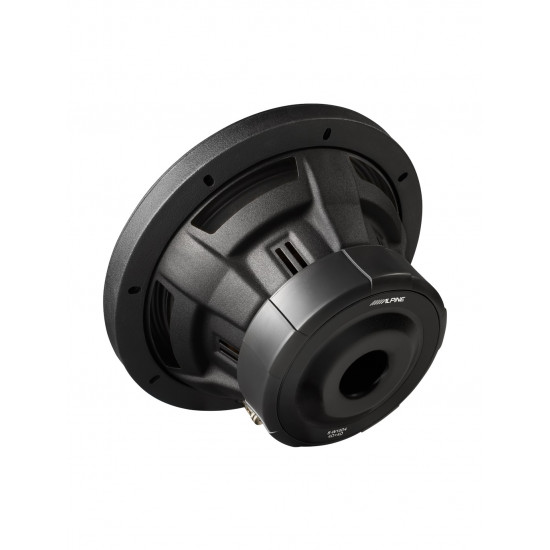 Alpine S-W10D4 S-Series 10 inch Subwoofer with Dual 4 ohm Voice Coils 600W RMS Alpine S-W10D4 S-Series 10 inch Subwoofer with Dual 4 ohm Voice Coils 600W RMS