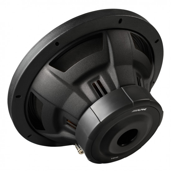 Alpine S-W12D2 S-Series 12 inch Subwoofer with Dual 2Ω+2Ω Voice Coils 600W RMS Alpine S-W12D2 S-Series 12 inch Subwoofer with Dual 2Ω+2Ω Voice Coils 600W RMS