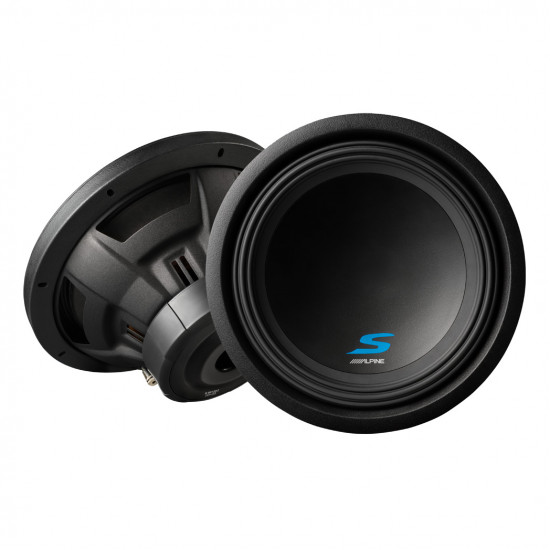 Alpine S-W12D2 S-Series 12 inch Subwoofer with Dual 2Ω+2Ω Voice Coils 600W RMS Alpine S-W12D2 S-Series 12 inch Subwoofer with Dual 2Ω+2Ω Voice Coils 600W RMS