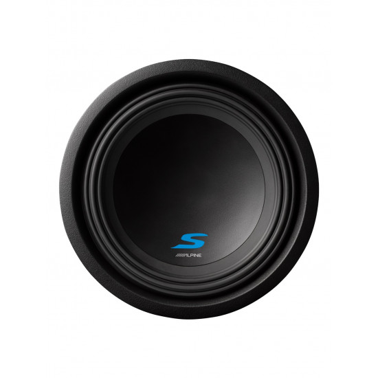 Alpine S-W12D4 S-Series 12 inch Subwoofer with Dual 4 ohm Voice Coils 600W RMS