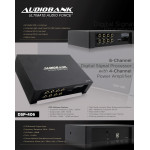 Audiobank DSP-406 6-Channel Digital Signal Processor with 4-Channel Power Amplifier DSP