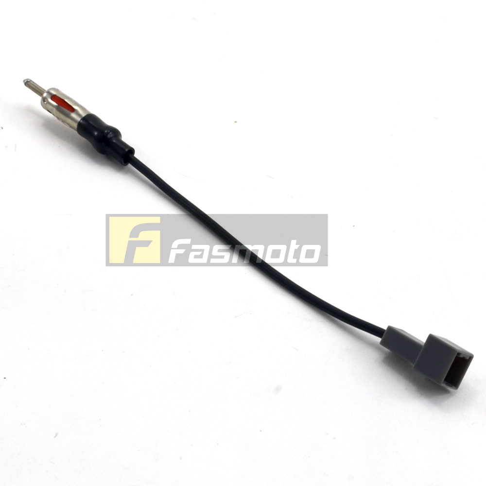 Universal 2-Pin ISO Car Radio Antenna Adapter - For Mercedes, BMW, Audi, Kia, Ford, VW (surga Performance)