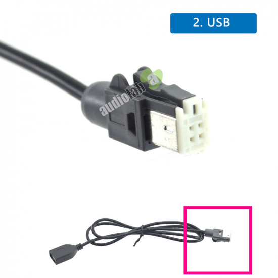 AL-292 Auxillary Input Adapter for Toyota Factory Head Units