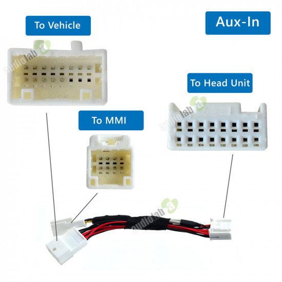 AUX-616 Auxillary Input Adapter for Toyota Vellfire 2013