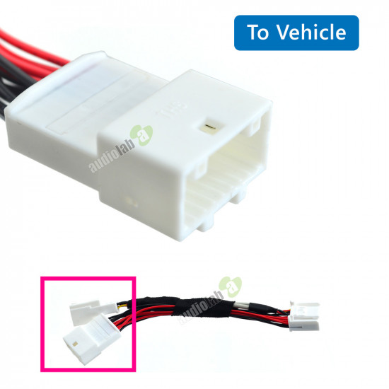 AUX-618 Auxillary Input Adapter for Toyota Vellfire 2013 with Aux Video Out