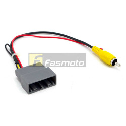 AL-27H Honda OE 24-pin (F) Connector to Video RCA (M) Adapter for Backup Cam