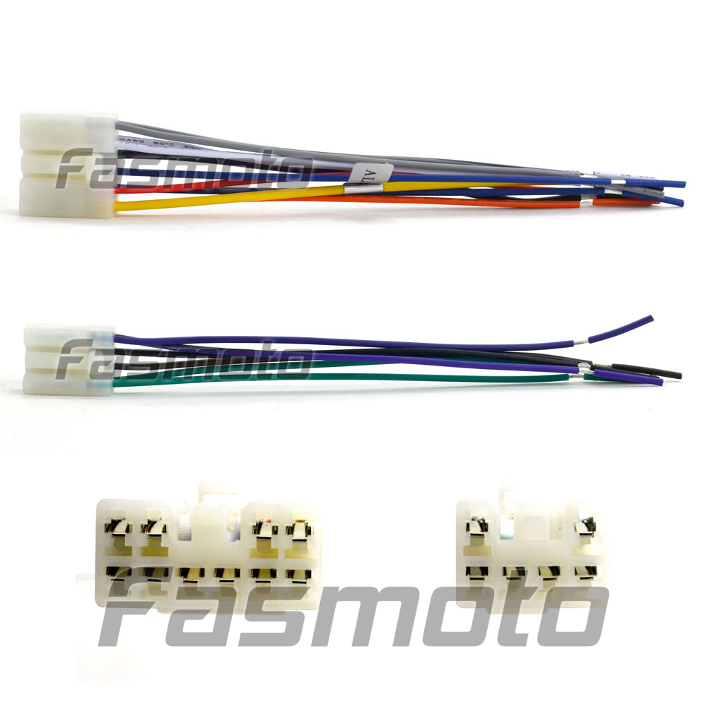 TAL951M 1987 Onwards Toyota Car Stereo Wiring OE Harness Adapter (Male)
