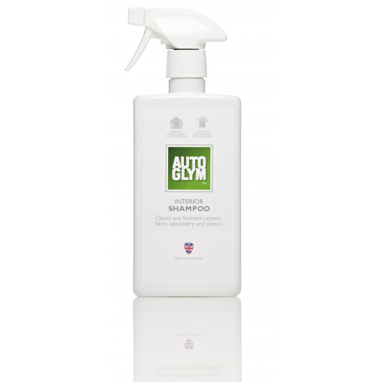 Autoglym CIS500 Interior Shampoo removes dirt and grime from fabrics, seats