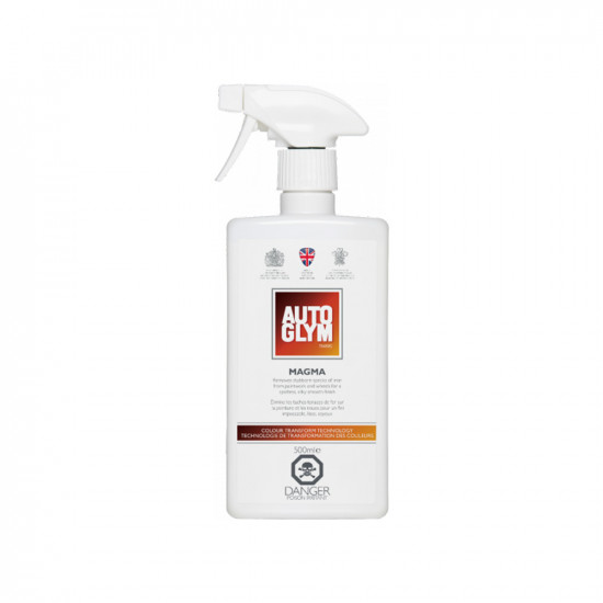 Autoglym Magma 500ml Colour Transform Technology Reacts with Iron Particle Contaminants Autoglym Magma 500ml Colour Transform Technology Reacts with Iron Particle Contaminants