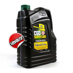 Bardahl C60 Mineral Diesel Engine Oil SAE 15W40 CI4/SL w/ Super B1