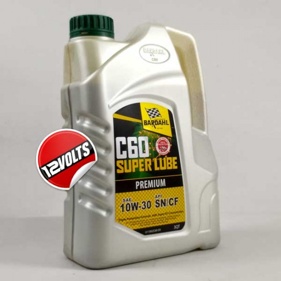 Bardahl  C60 Mineral Engine Oil SAE 10W30 SN/CF w/ Super B1 3 Litre